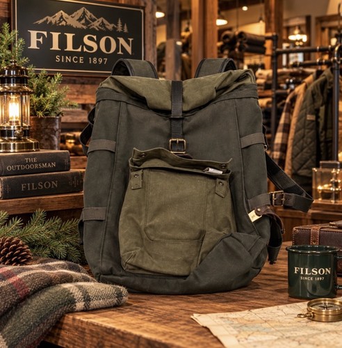 Filson roll top backpack - roll-top,